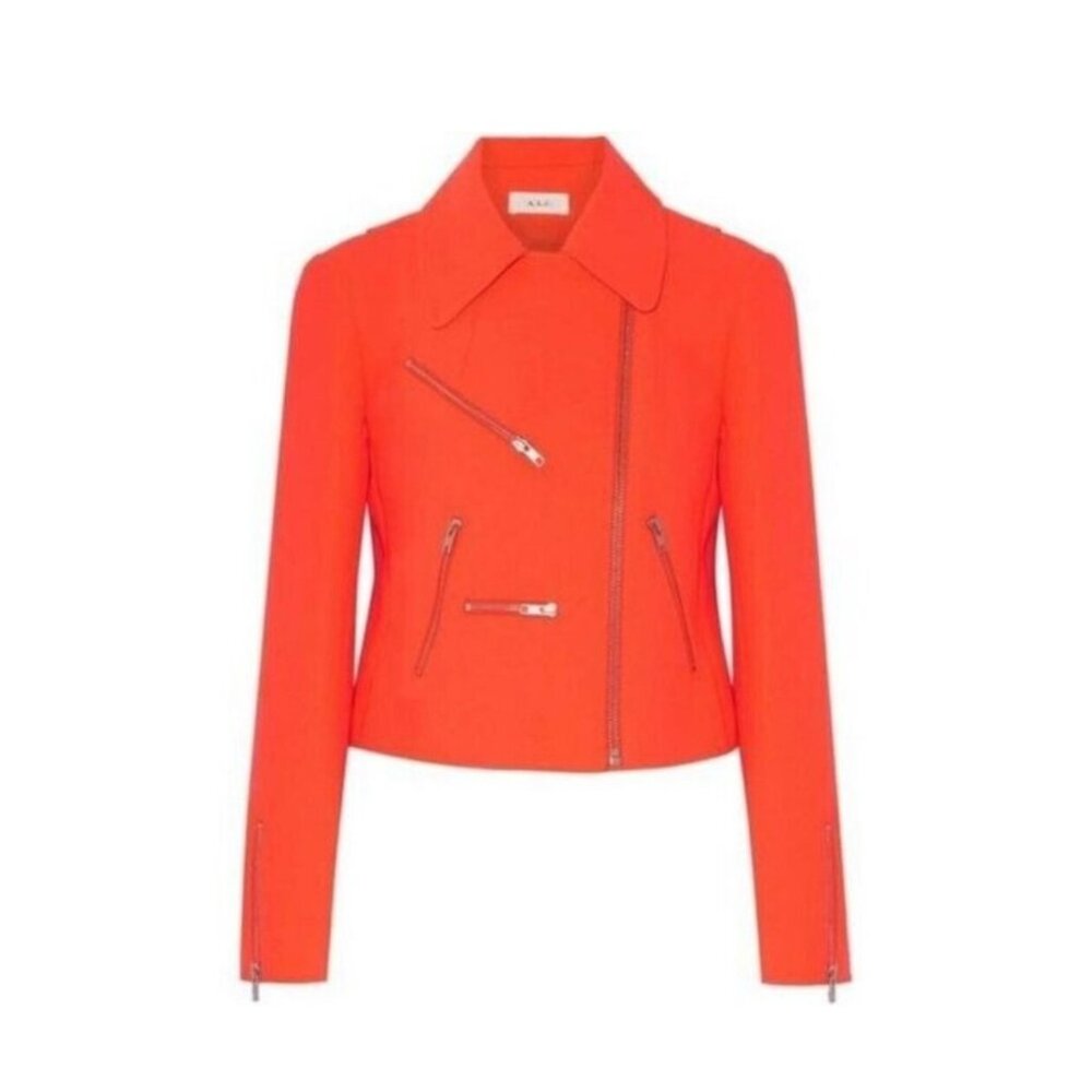A.L.C. Ekberg Double Face Scuba Knit Moto Jacket